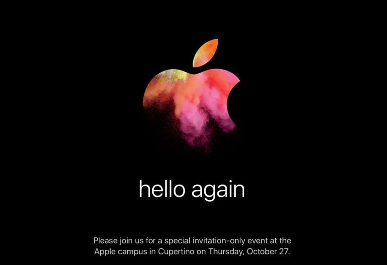 Apple håller låda 27 oktober