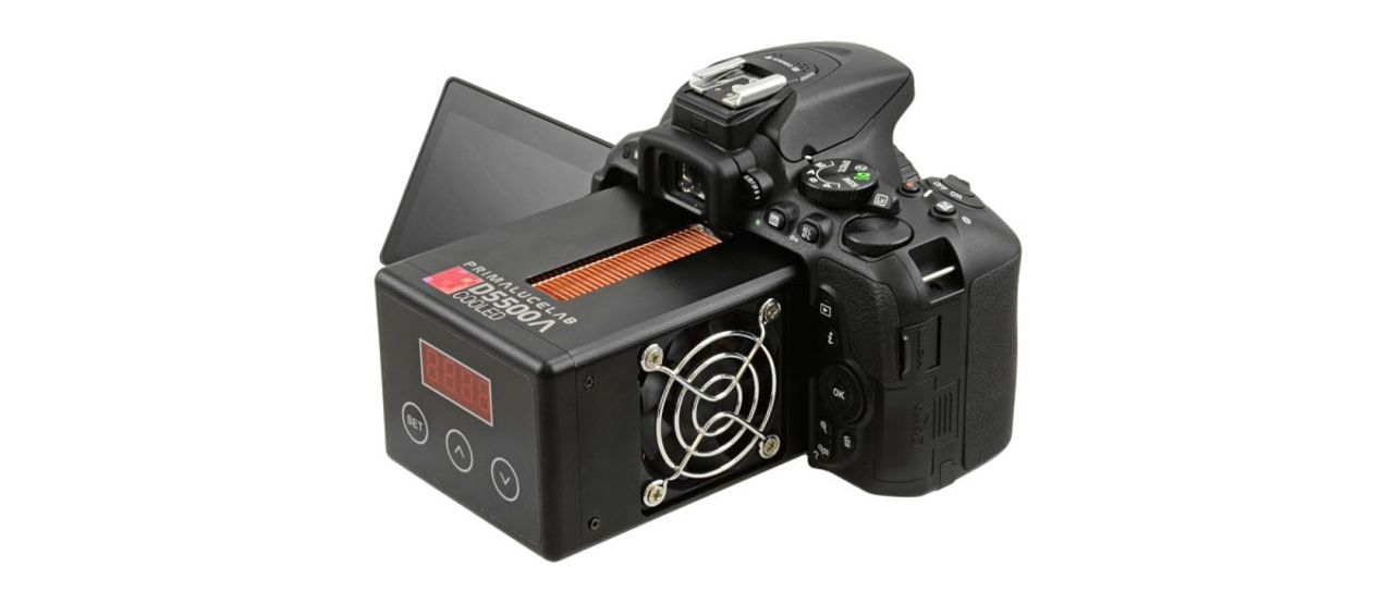 Modifierad Nikon D5500 kyler kamerans sensor