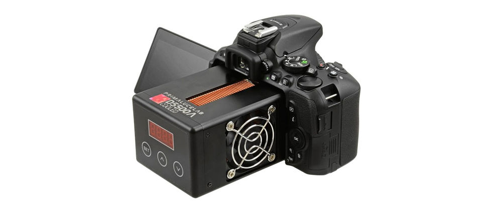 Modifierad Nikon D5500 kyler kamerans sensor