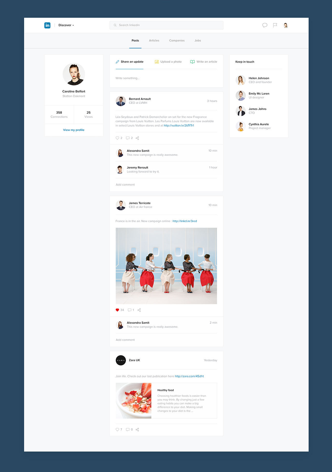 Tänk om LinkedIn var vackert!