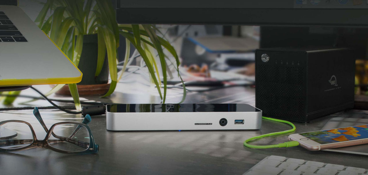 OWC visar också upp thunderbolt 3-docka