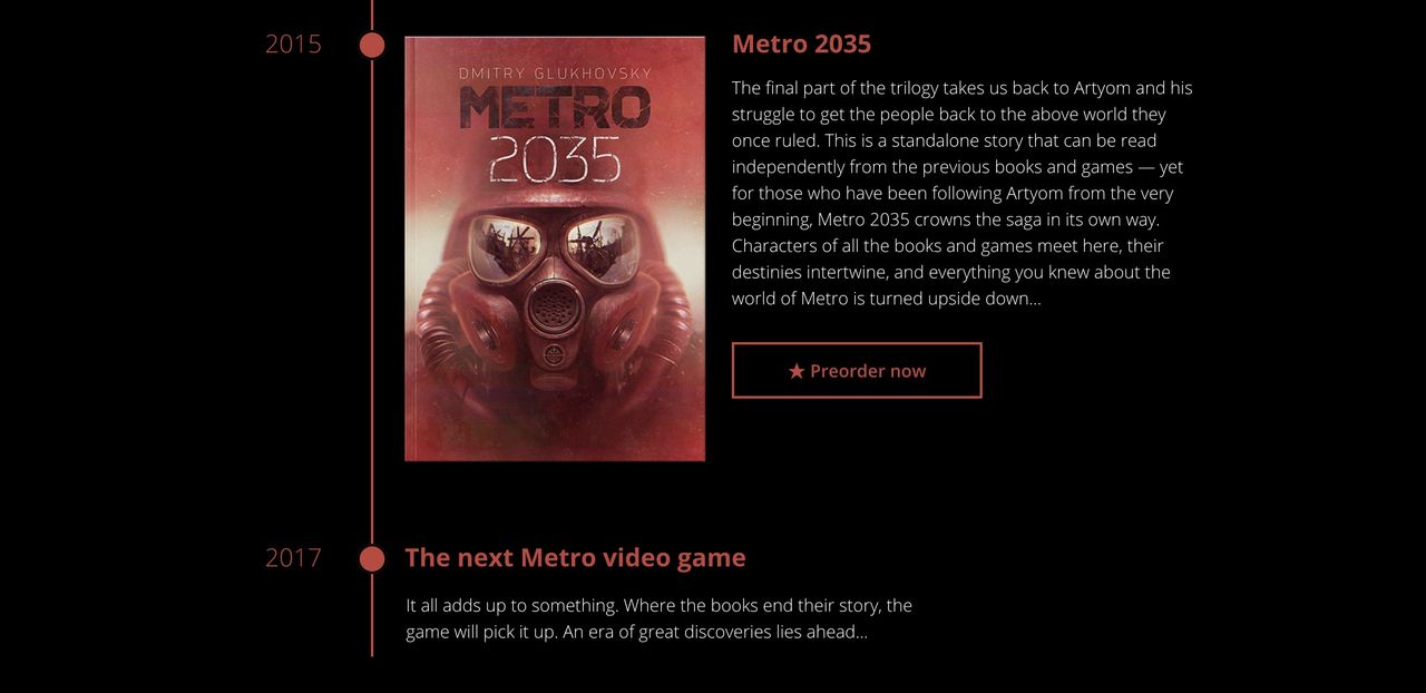 Det verkar som vi får ett nytt Metro-spel nästa år