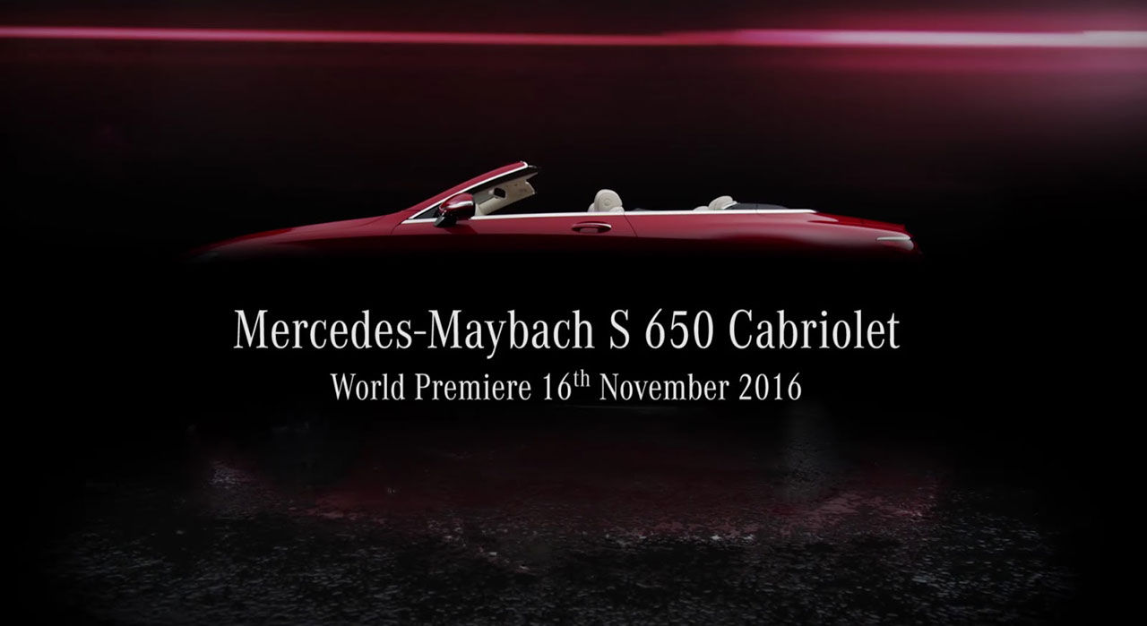 Mercedes presenterar snart en Maybach-cabriolet