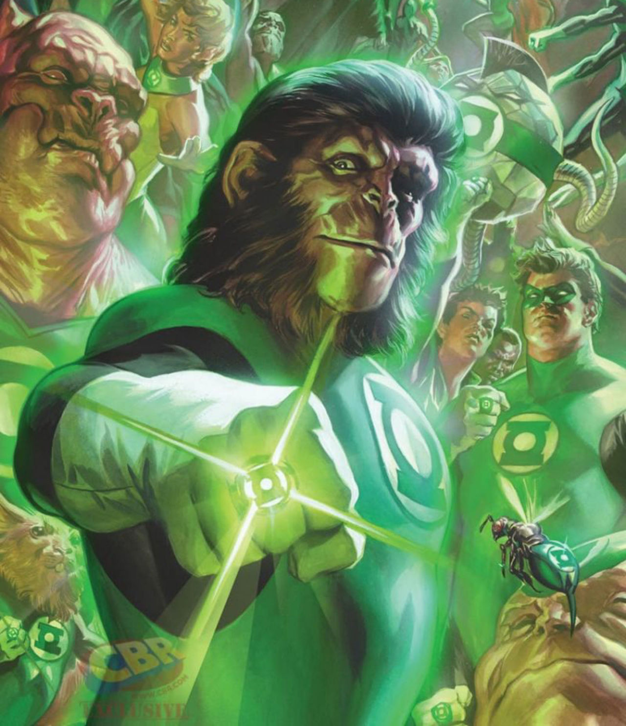 Mashup mellan Green Lantern och Planet of the Apes blir serietidning