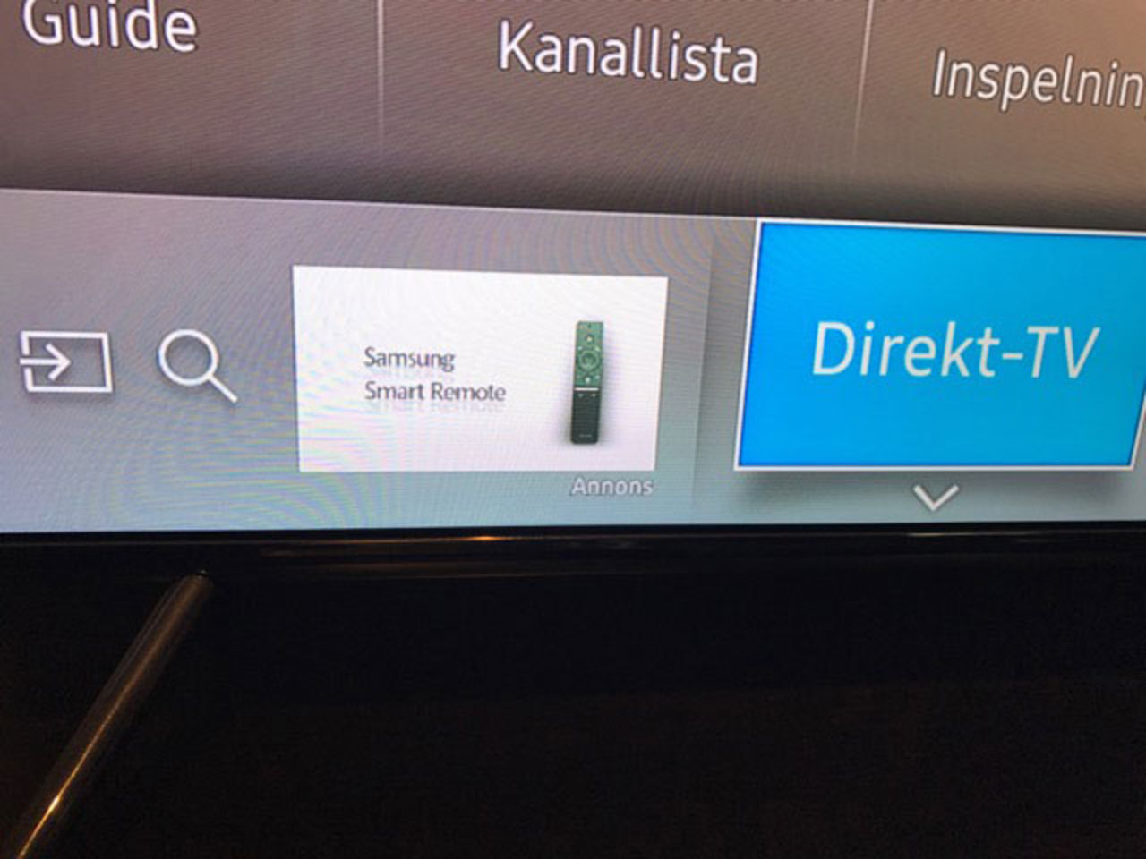 Köper man en Samsung-tv får man reklam på köpet