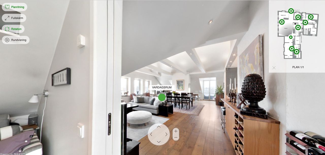 Svensk mäklarfirma erbjuder objekt i virtuell verklighet