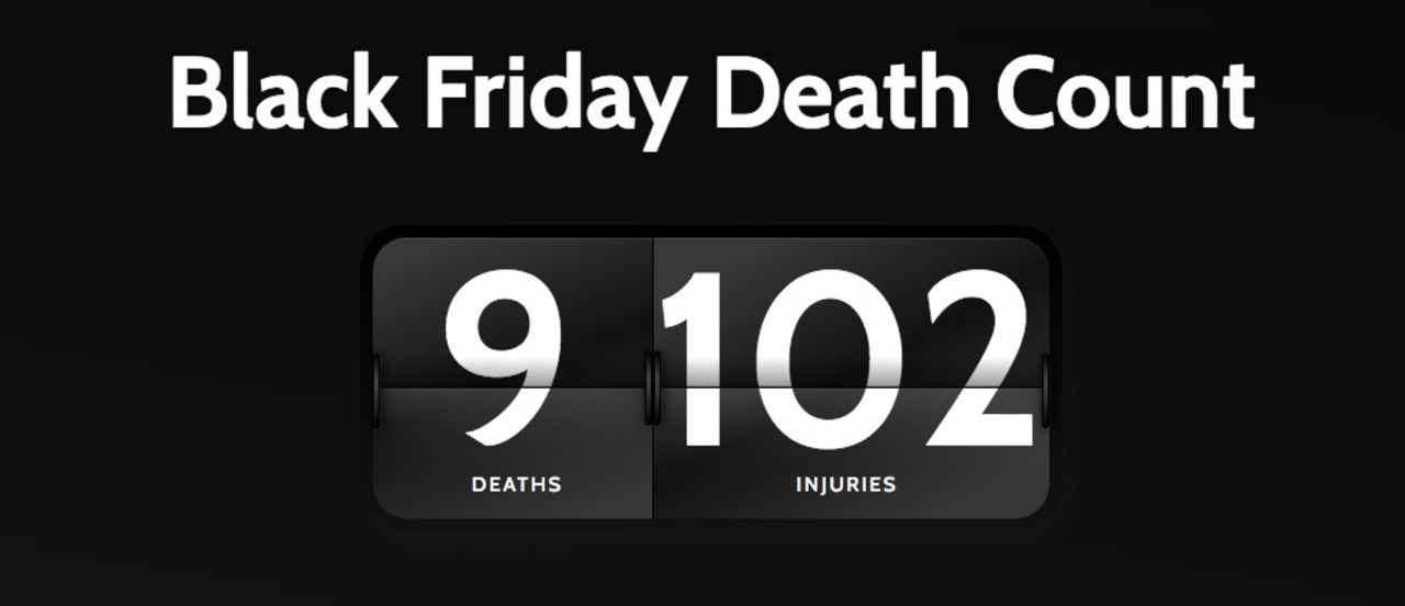 Två personer döda under årets amerikanska Black Friday