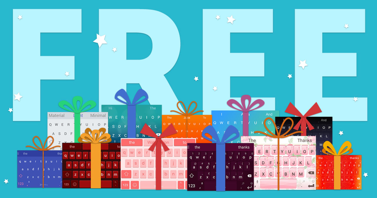 Swiftkey firar jul med gratis teman
