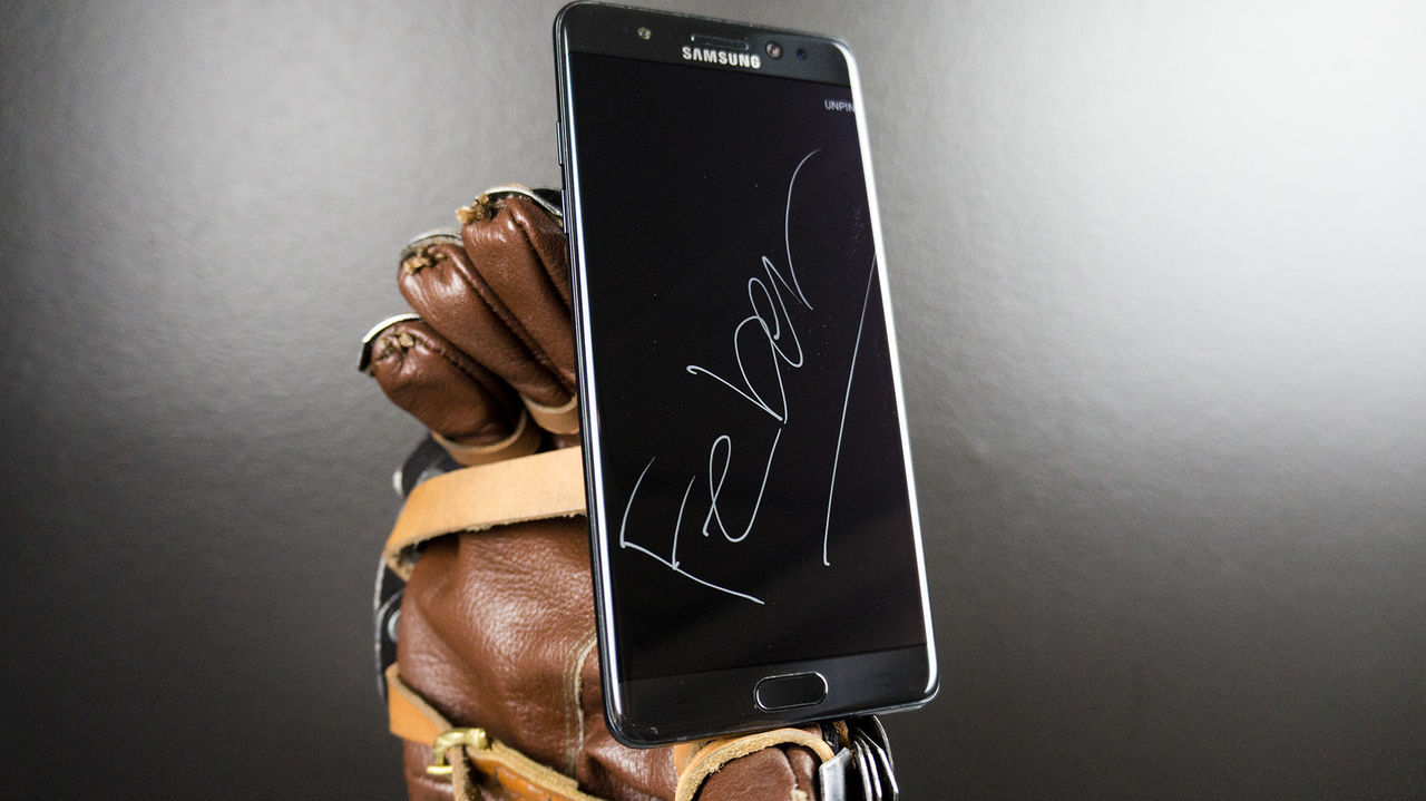 Note 7 i Storbritannien får laddspärr