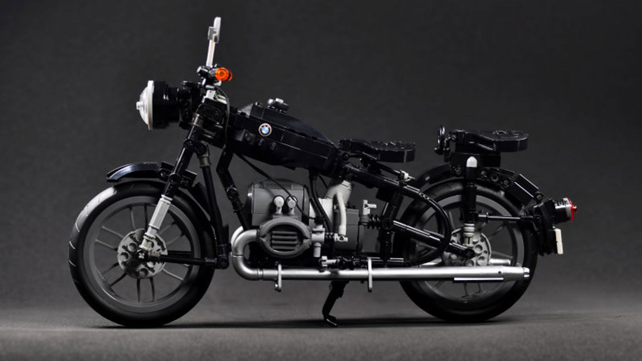 Härlig BMW R60/2 i Lego