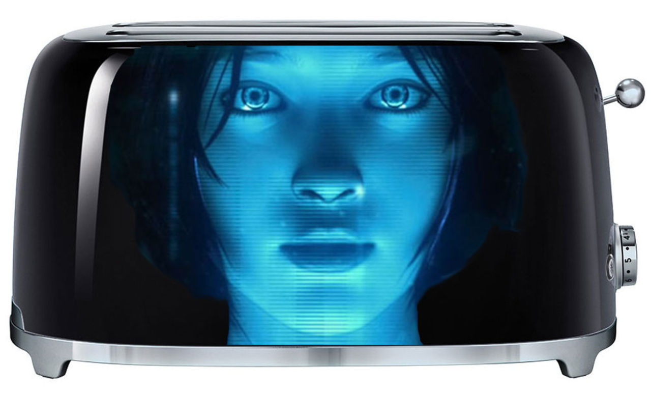 Microsoft vill bygga in Cortana i kylskåp, brödrostar och annat