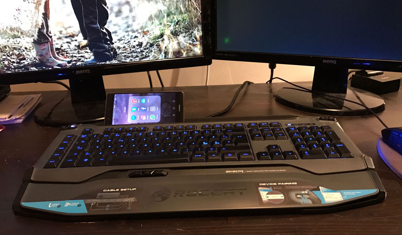 Roccat Skeltr tangentbord är smart i teorin