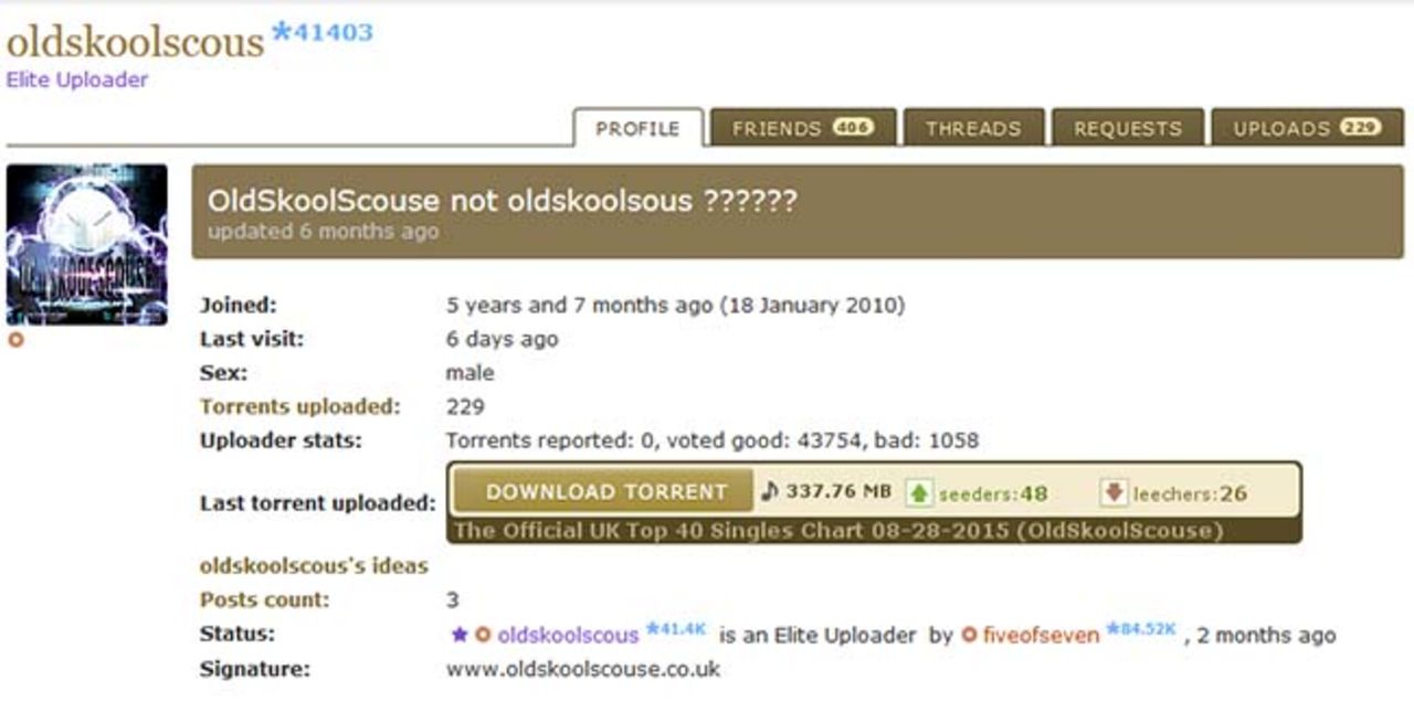 DJ som laddade upp musik till torrent-tjänster döms till ett års fängelse i Storbritannien