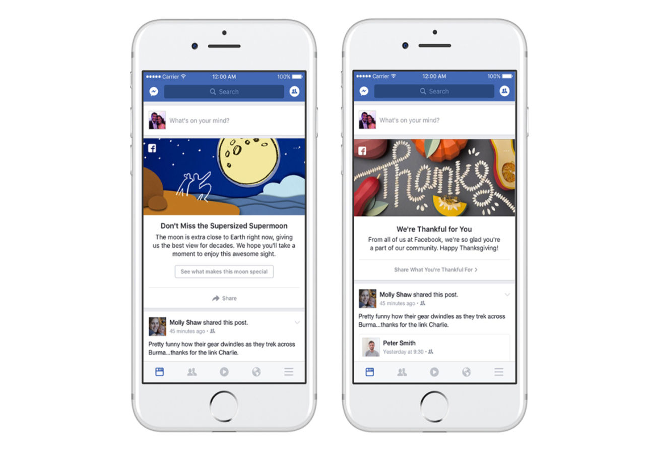 Facebook lanserar fler möjligheter att dela grejer