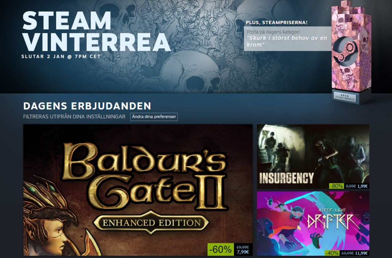 Nu är Steams stora vinterrea igång