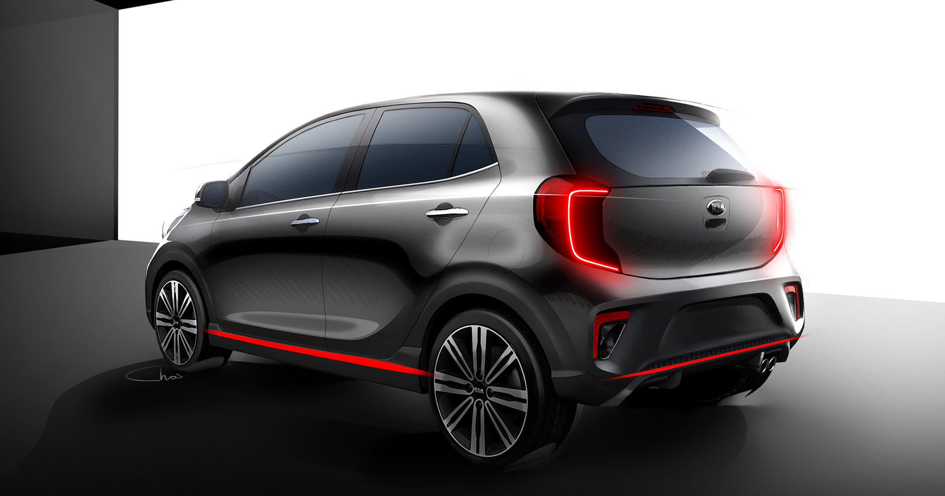 Skisser på nya Kia Picanto