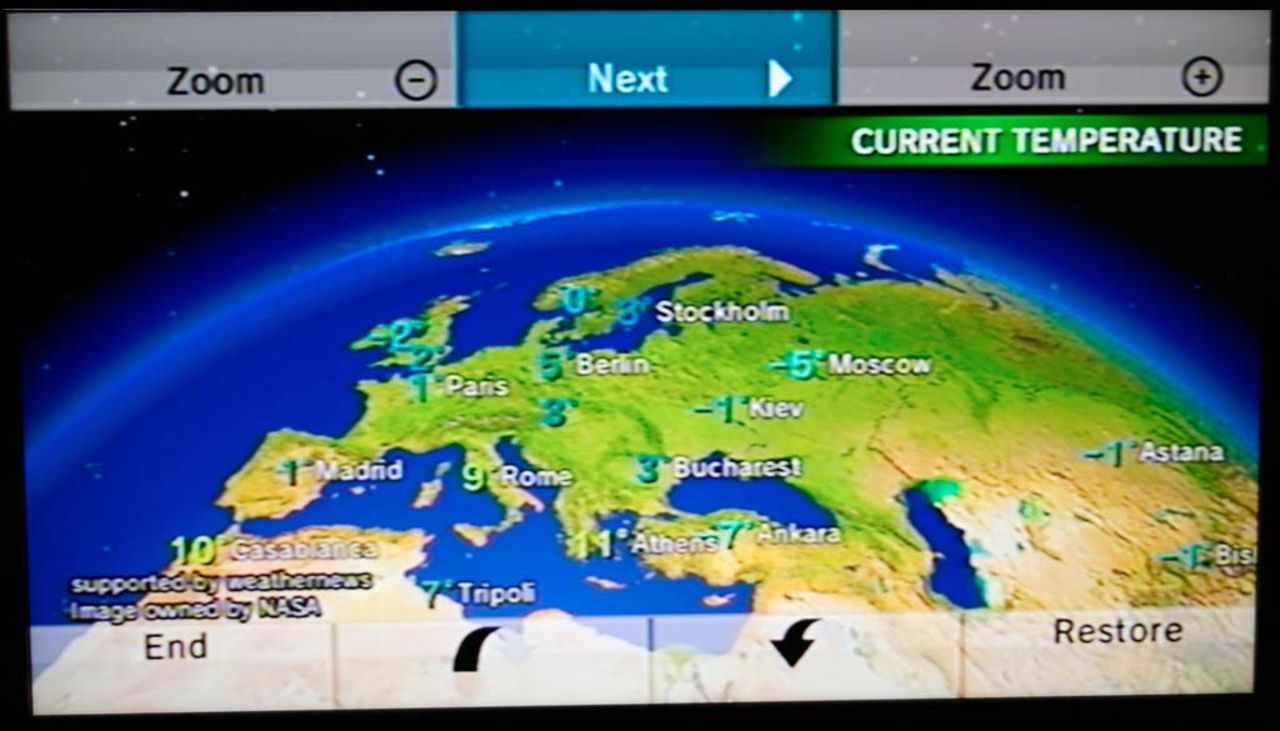 Bilder på Wiis väderkanal