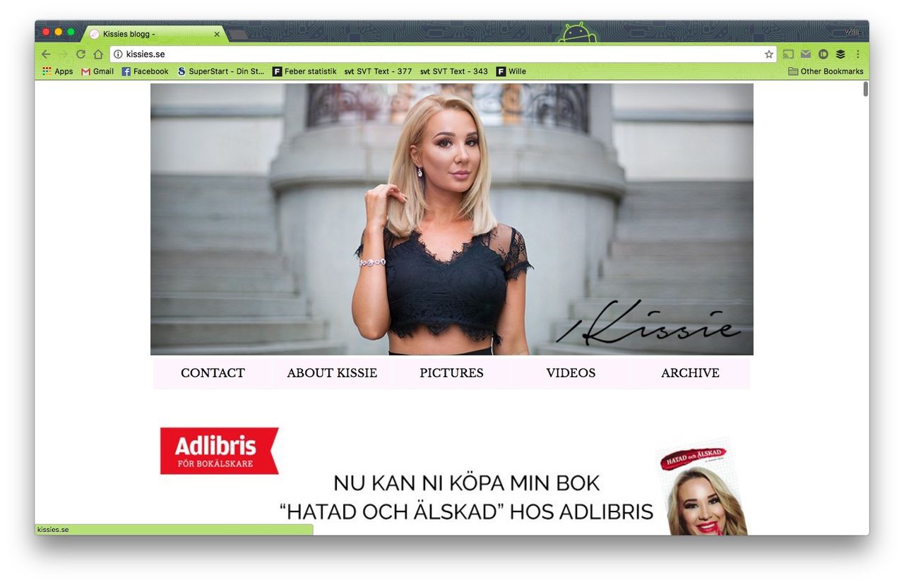Bloggaren Kissie får böter