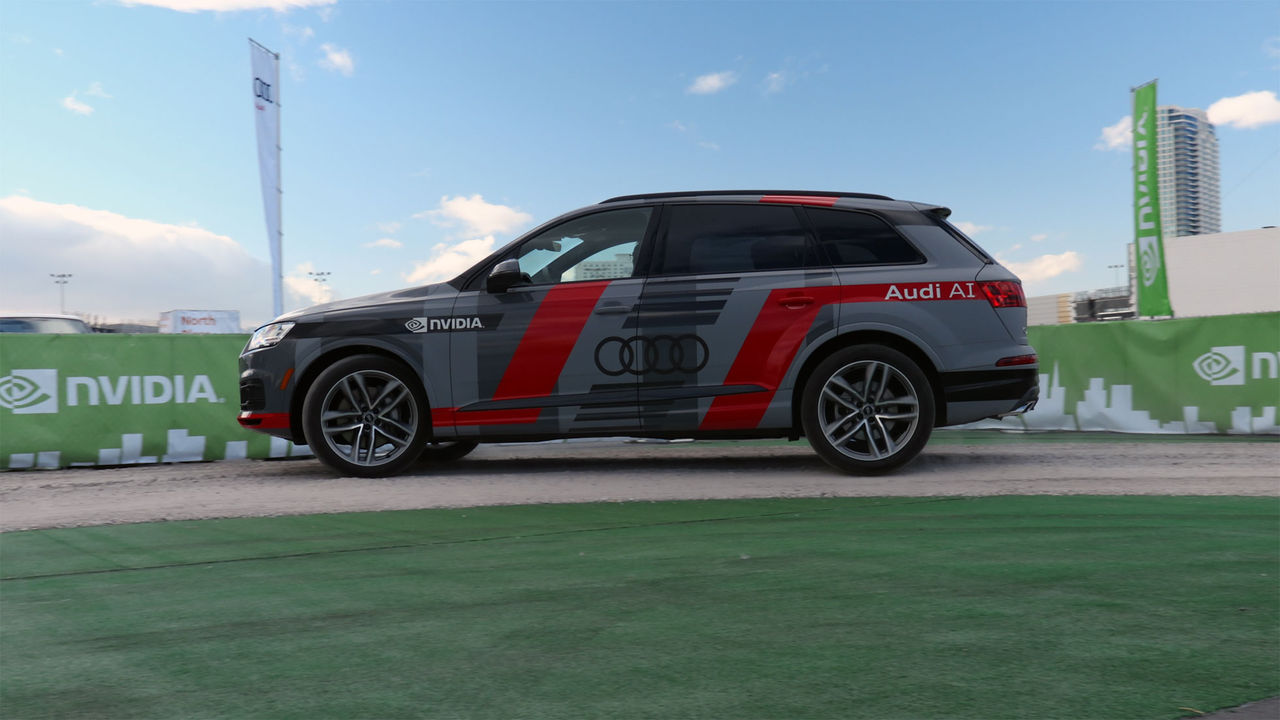 Audi och Nvidia samarbetar runt självkörande bilar