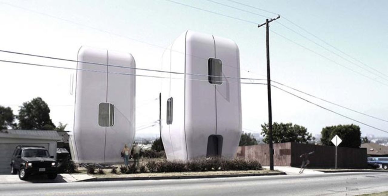 Hus som hämtade från framtiden