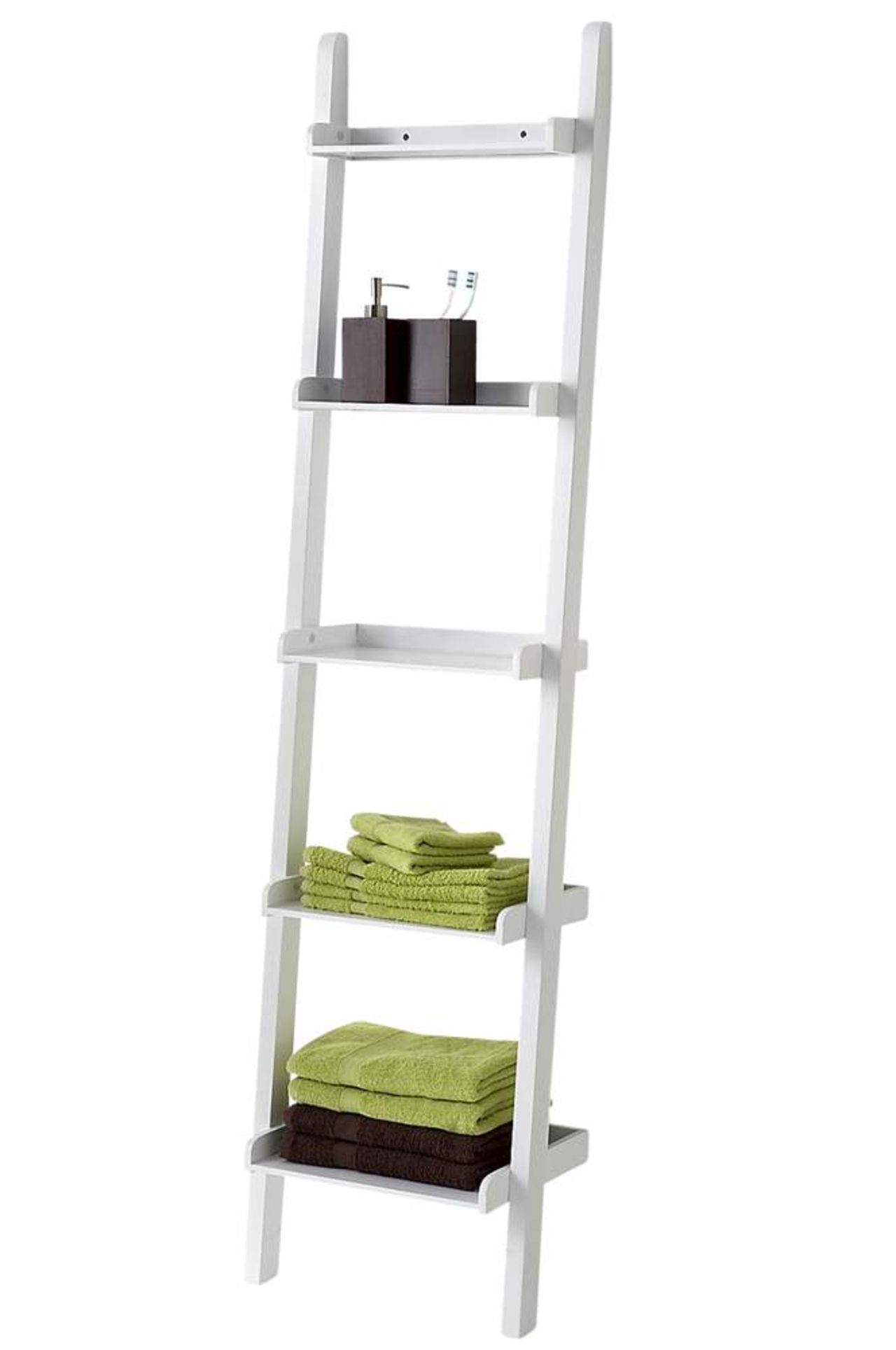 Smart förvaring på en stege