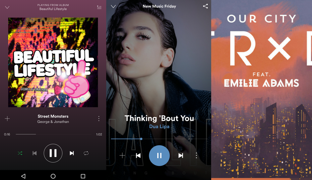 Spotify testar ny design i appen