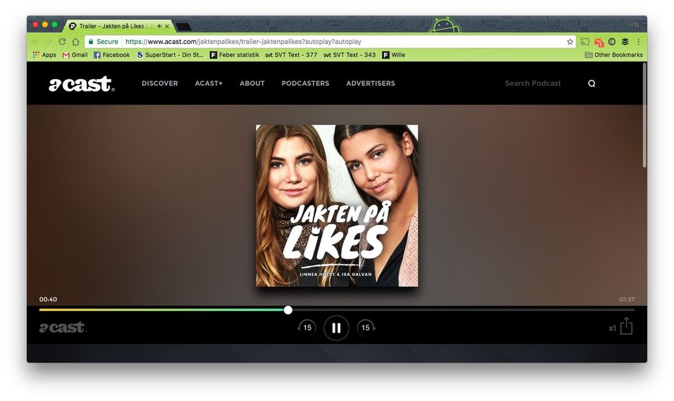 Kungligt i podcasten Jakten på Likes