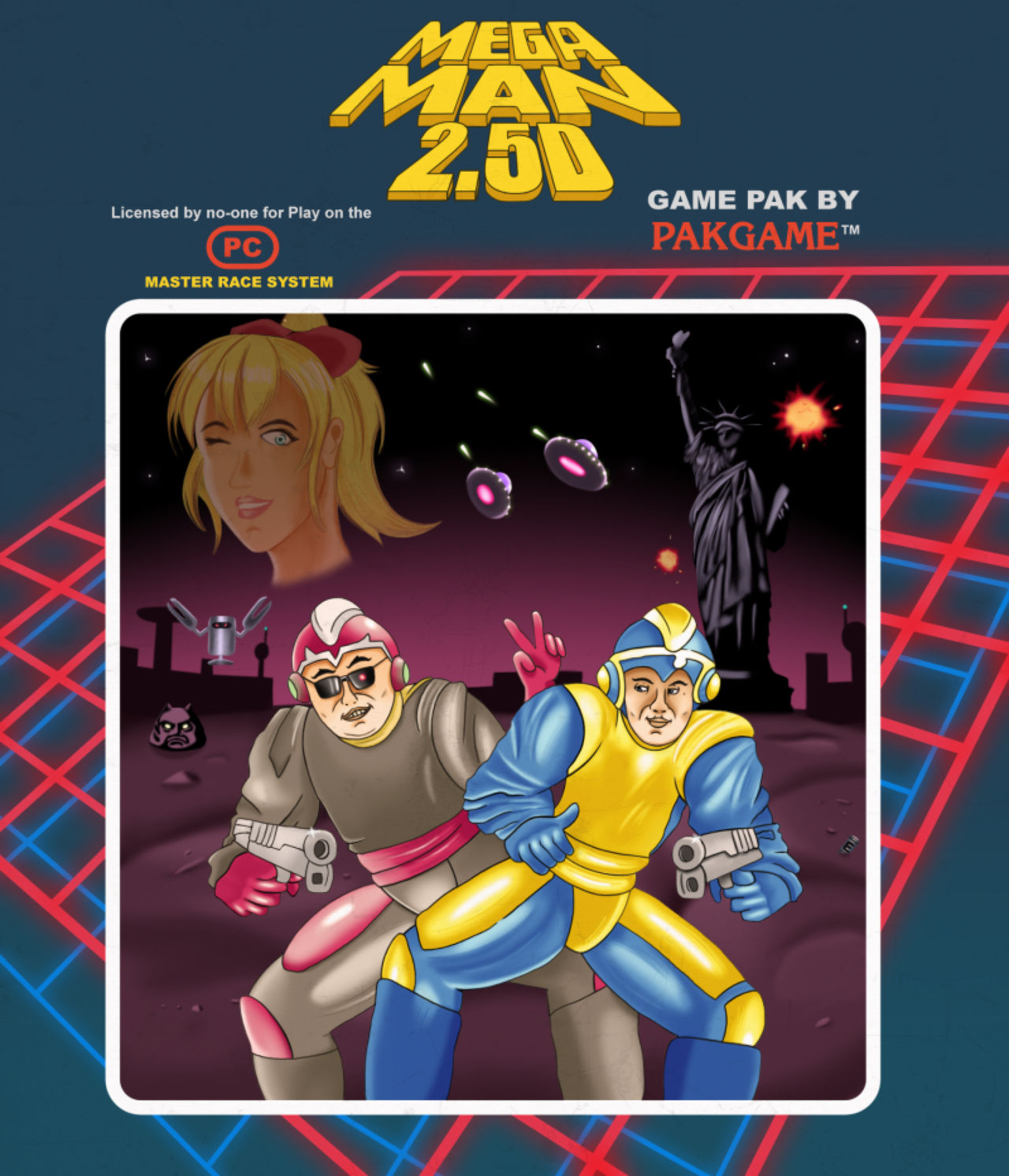 Spela Mega Man 2.5D