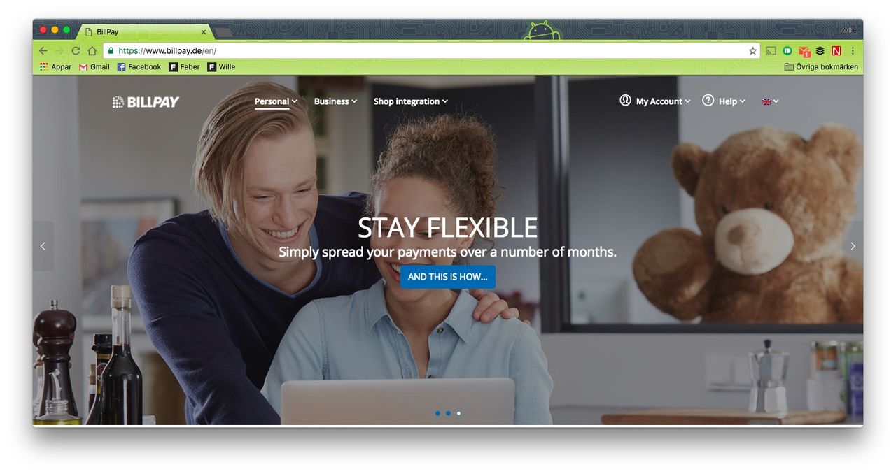 Klarna köper tyska BillPay