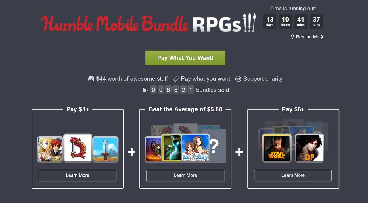 Ny Humble Bundle ger dig rollspel i luren
