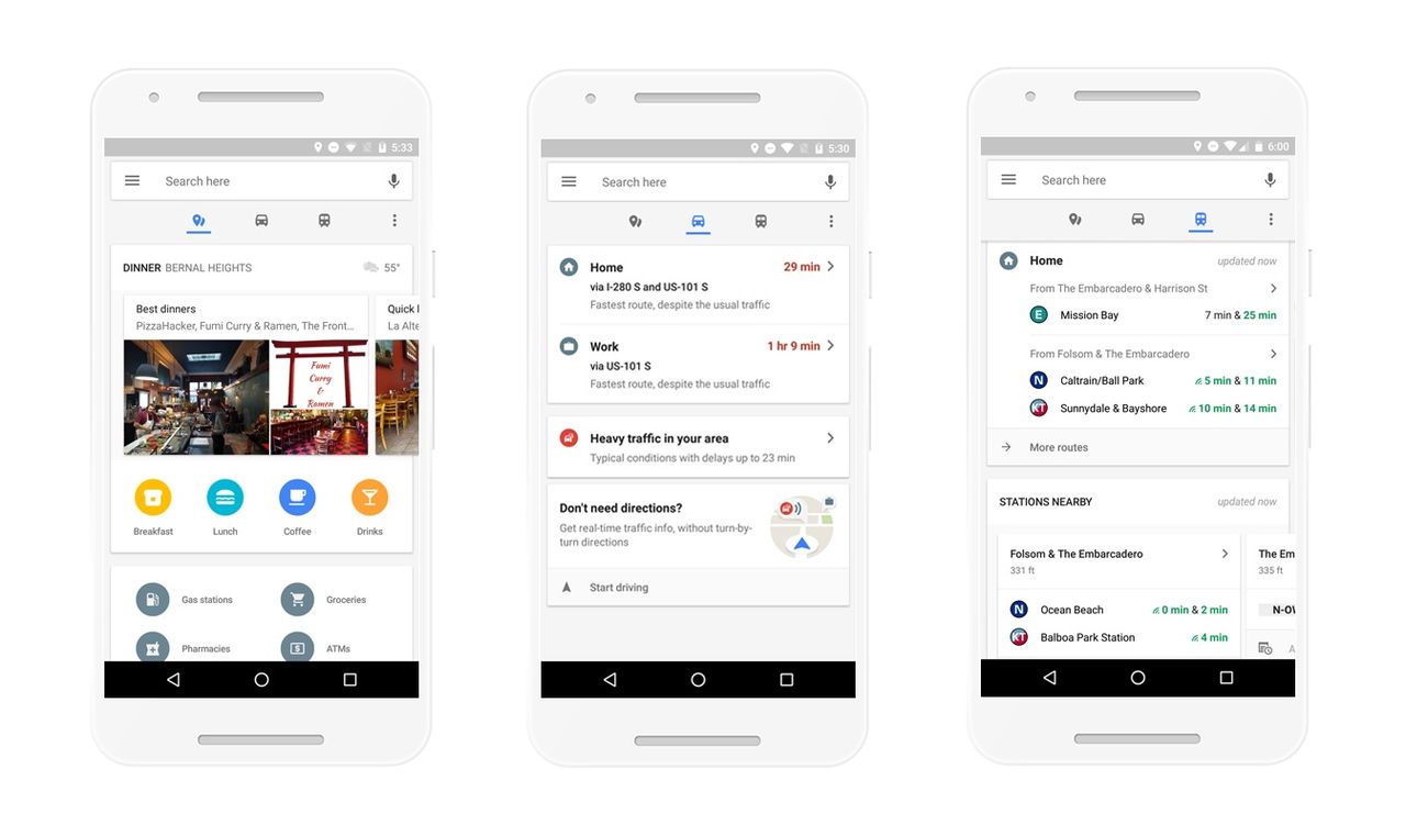 Google Maps uppdateras med lättillgänglig information