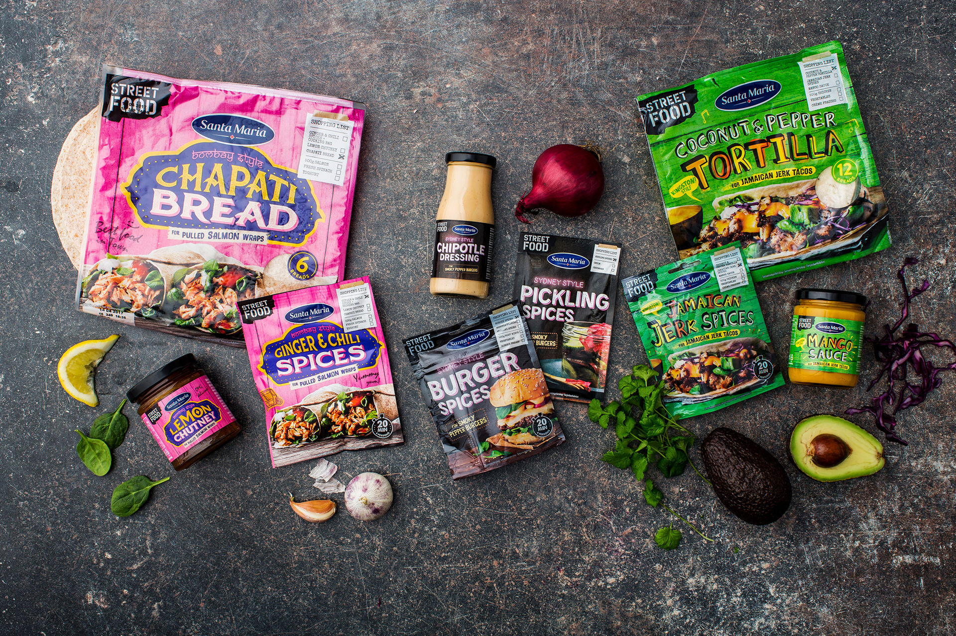 Santa Maria hakar på Street Food-trenden