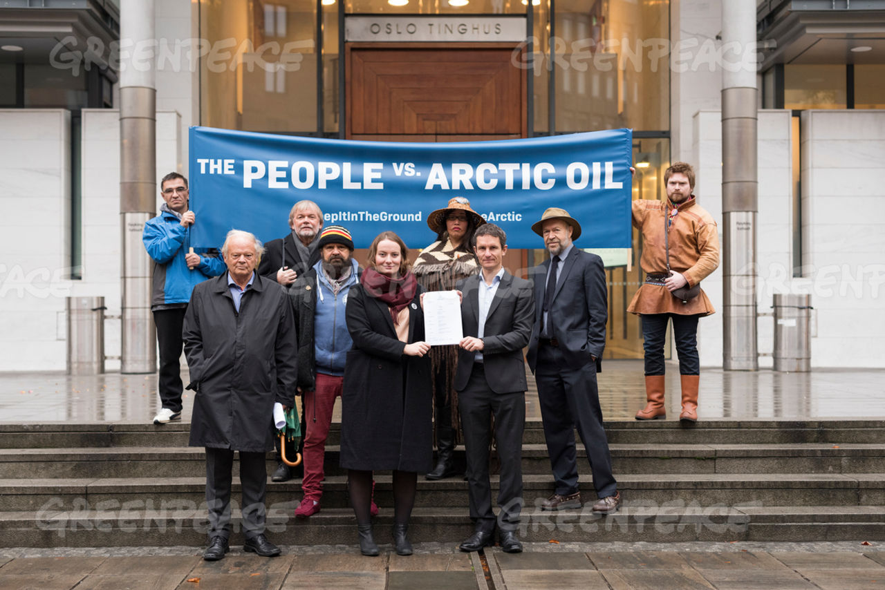 Greenpeace stämmer norska staten