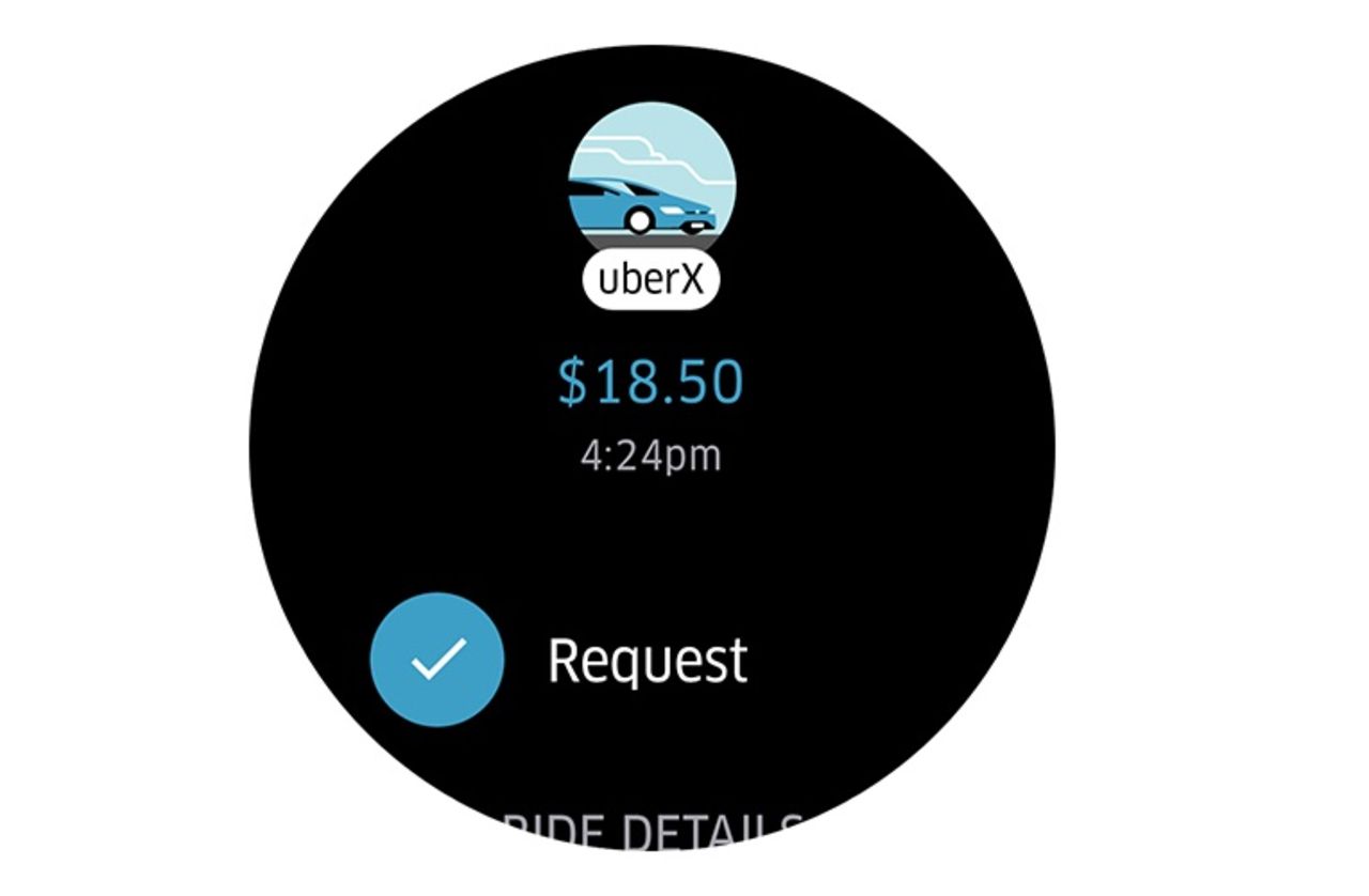 Uber uppdateras med Android Wear-stöd
