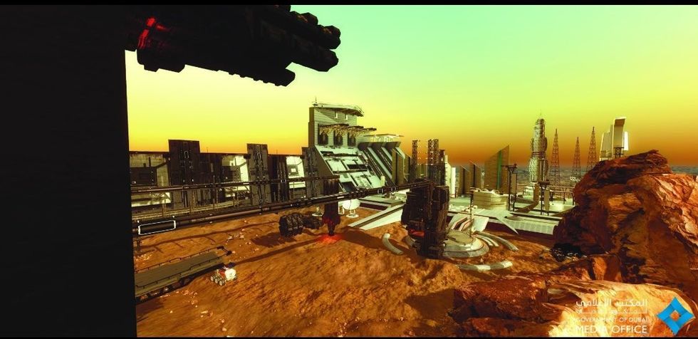 Förenade Arabemiraten ska bygga stad på Mars