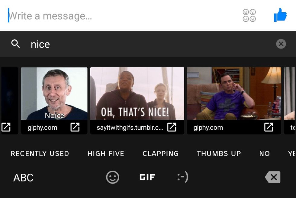 Nu kan du slänga in gifar från Gboard i Facebook Messenger