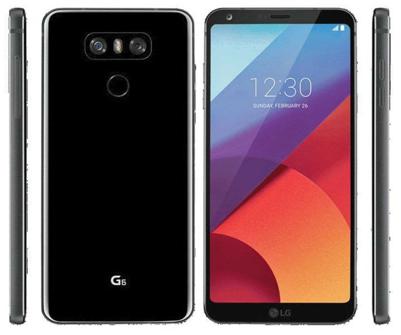 Pressrendering av LG G6 läcker
