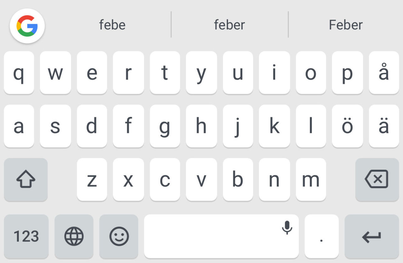 Nu finns Gboard på svenska!