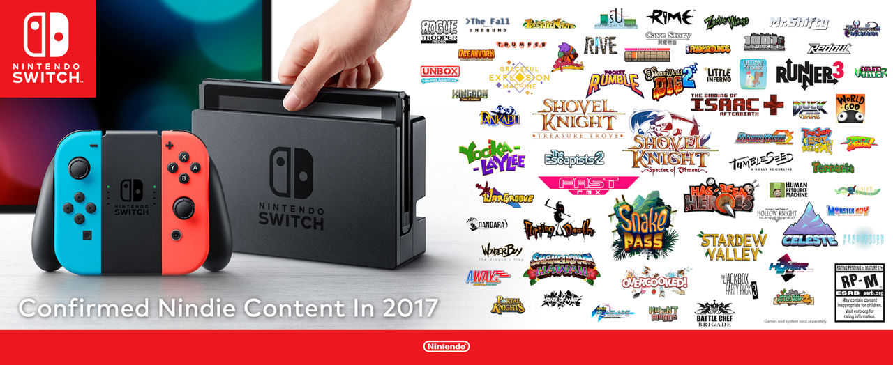 Nintendo visar upp en massa indiespel