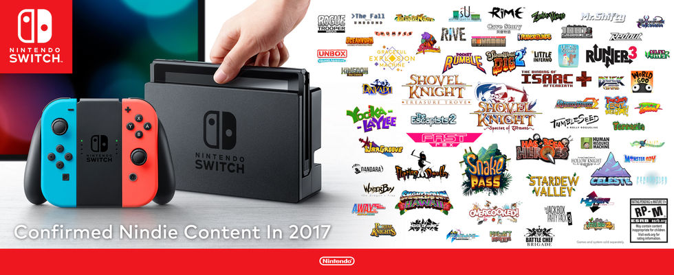 Nintendo visar upp en massa indiespel