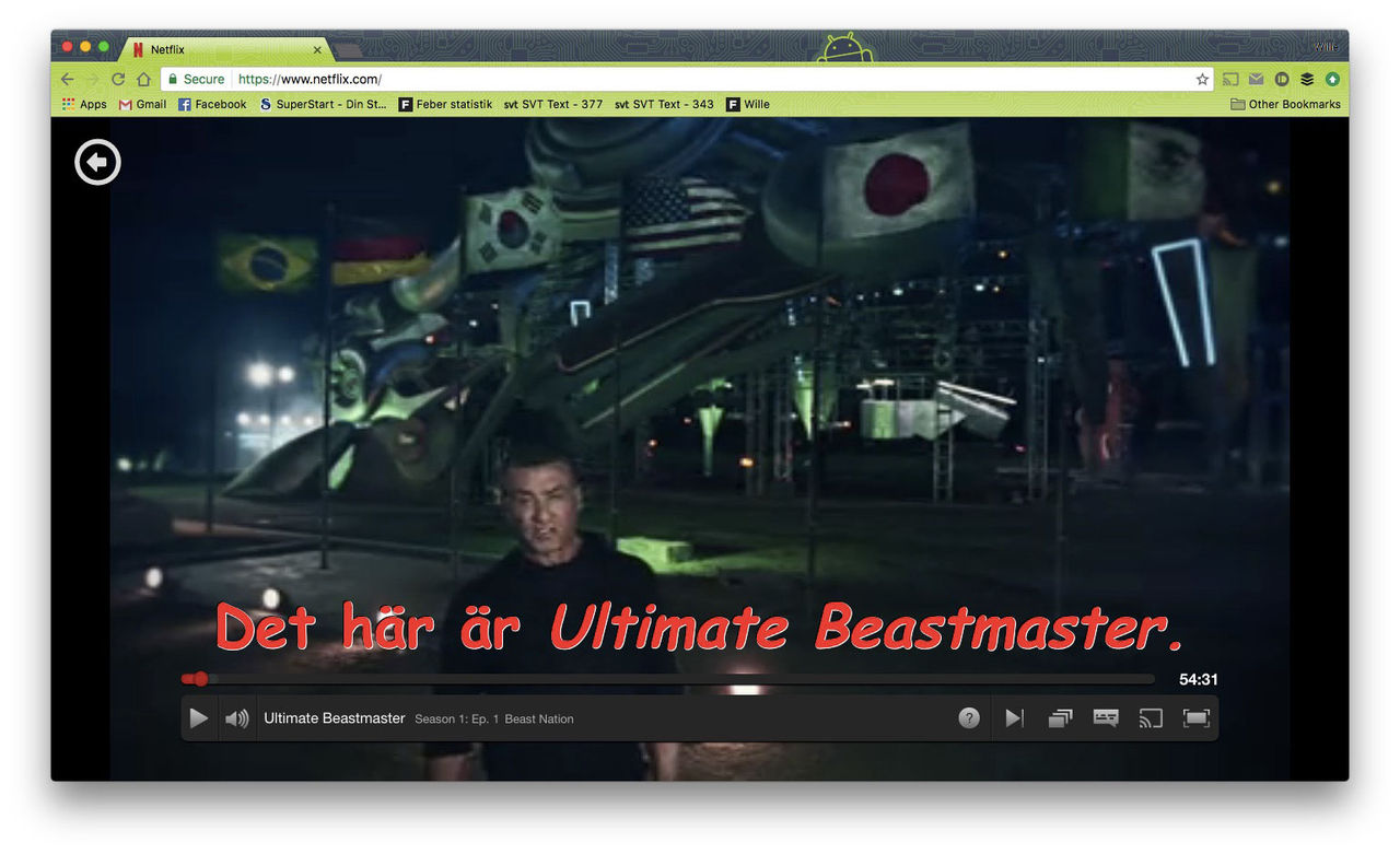 Kolla Netflix med undertexter i Comic Sans