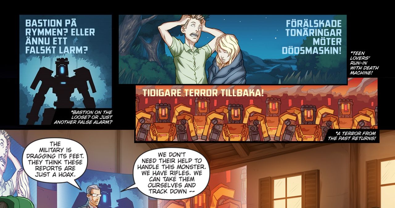 Bastion är vilse i Sverige