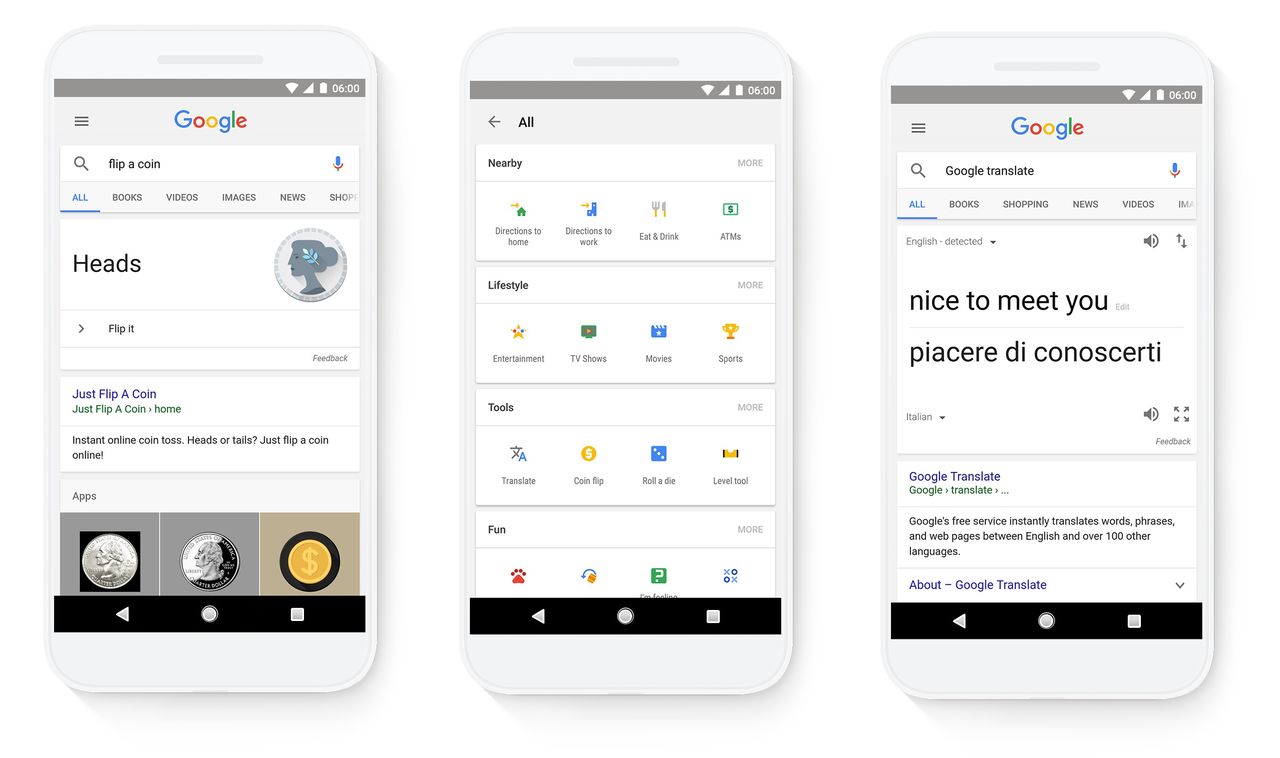 Google uppdaterar appen med fler genvägar