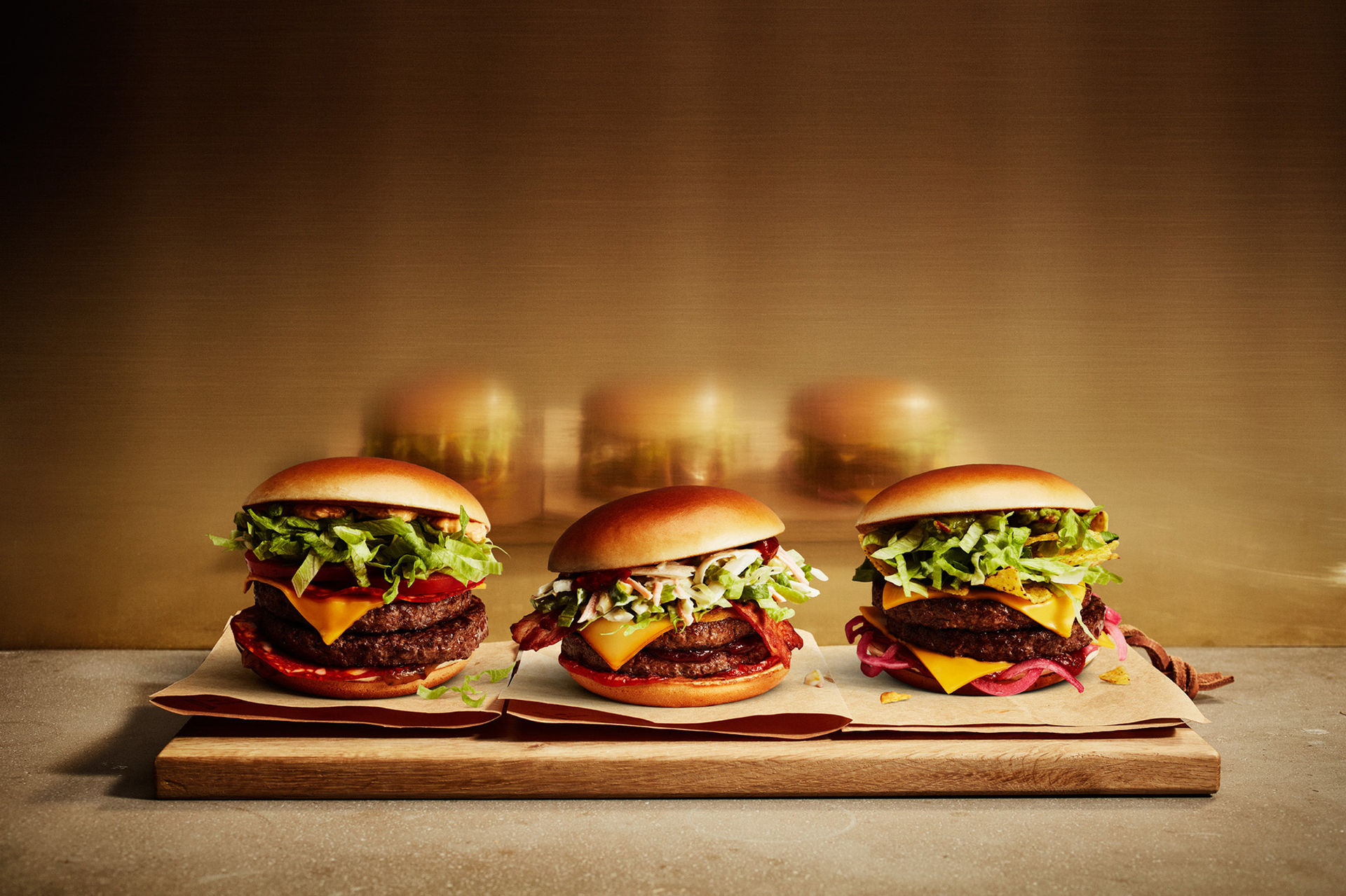 Tre nya burgare från Jureskog hos McDonald's