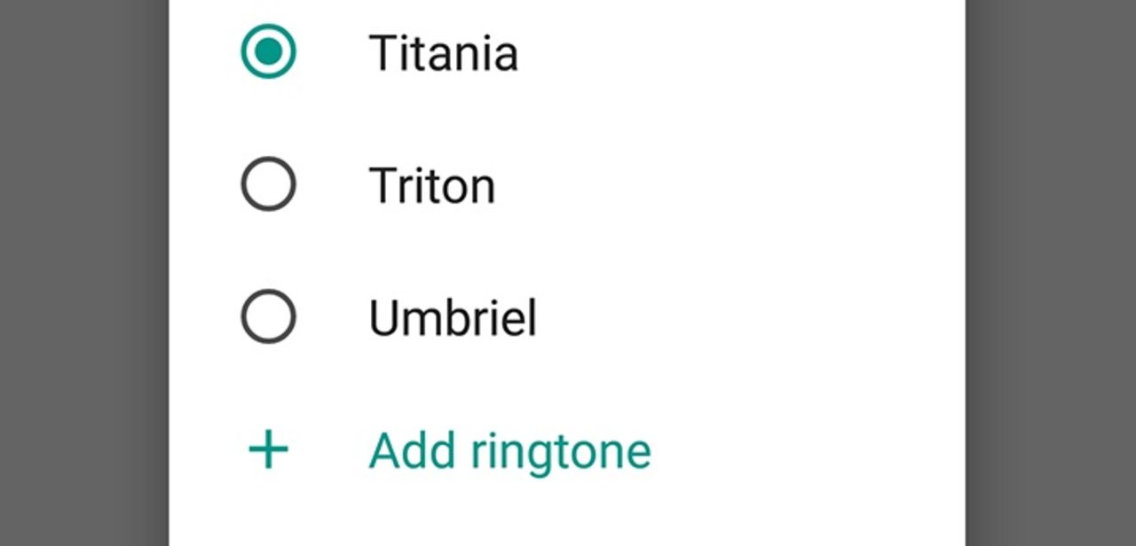 Lättare att ändra ringsignal i Android O