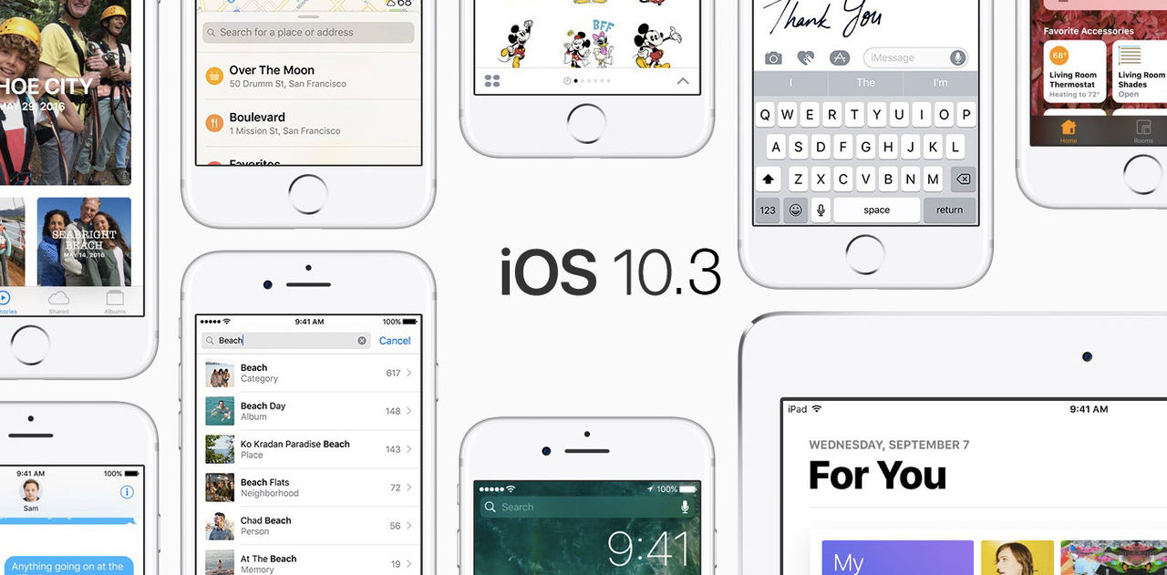 Nu kör iOS Apple File System