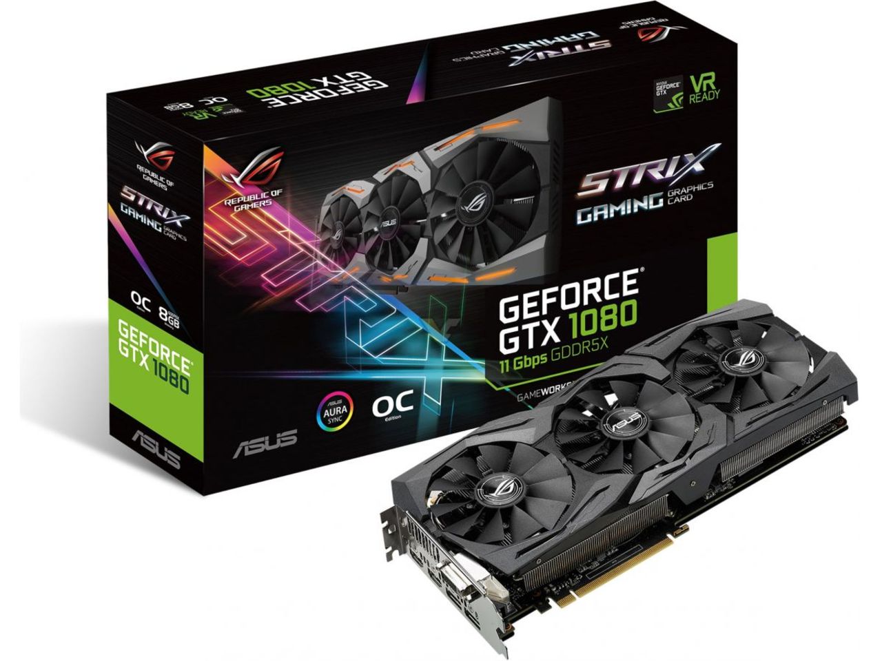 Snabbare minne i nya GTX 1080 och 1060 från Asus