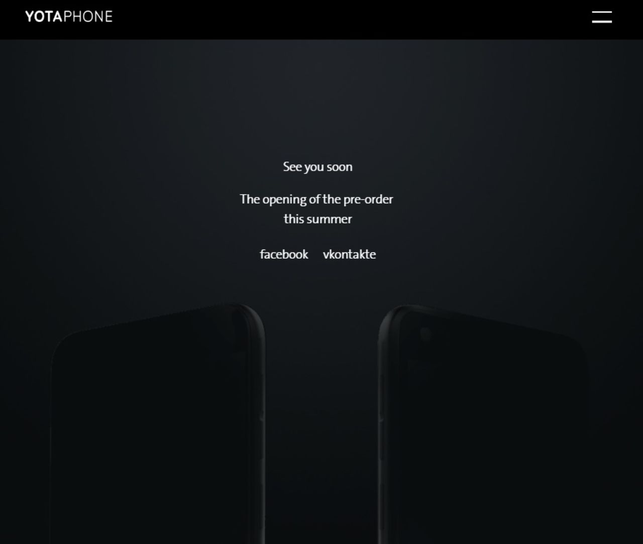 Yotaphone teasar Yotaphone 3