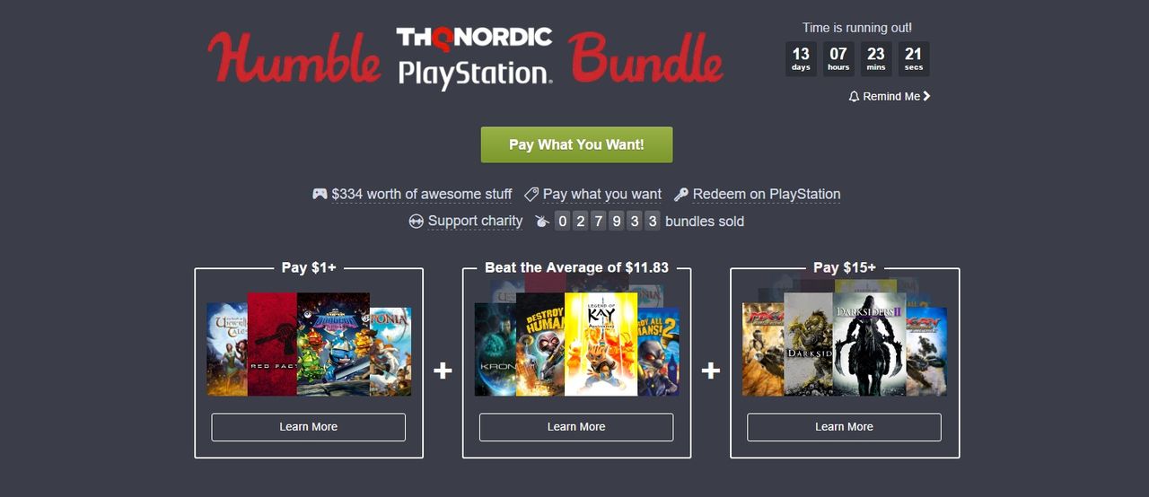 Ny Humble Bundle ger dig ett gäng Playstation-lir