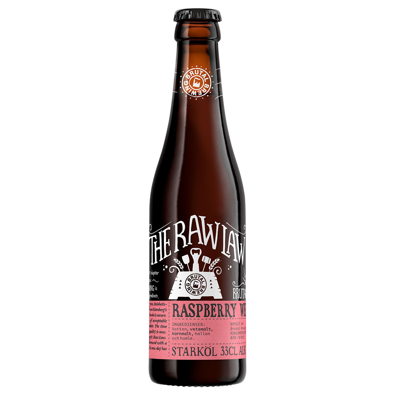 Raspberry Weissbock - ny öl från Brutal Brewing